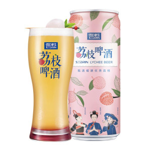 百威英博旗下 雪津 荔枝啤酒 310ml*12听 29元包邮