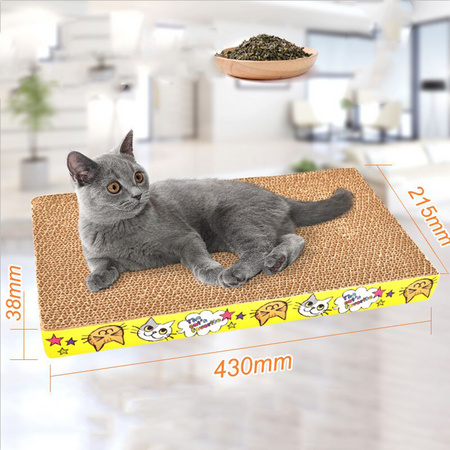 pvy 瓦楞纸猫抓板 送猫薄荷