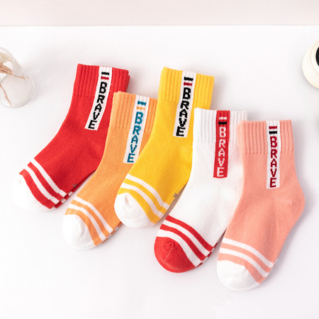 海蜇精灵 儿童中筒袜 5双装