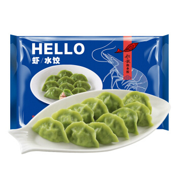 船歌鱼水饺 虾水饺 348g/袋 18只