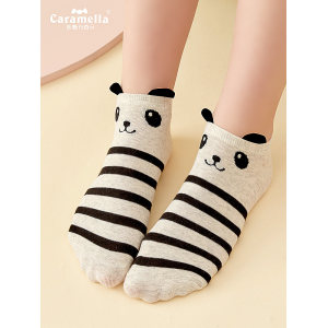CARAMELLA 女款可爱船袜/中筒袜 10双 25.9元包邮