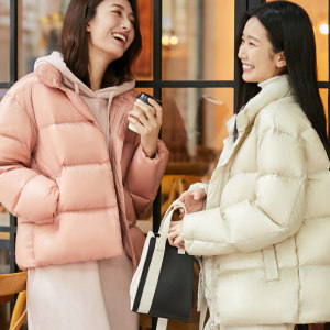 商场同款 高梵 韩版廓形轻暖面包羽绒服 139元双11预售到手价