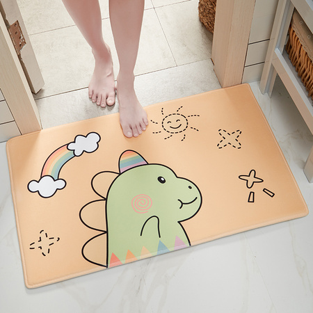 心选 卫生间吸水地垫 40*60cm 恐龙款