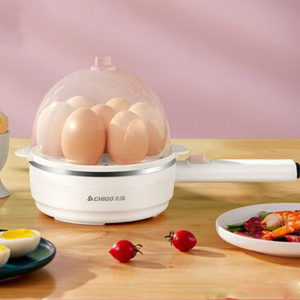 志高 煮蛋煎蛋 二合一早餐机 19.98元包邮