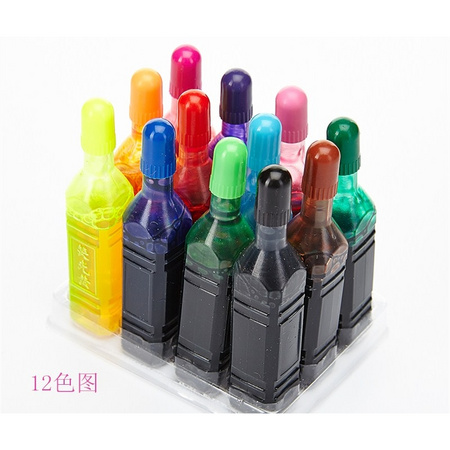 Grasp 掌握 水彩笔补充液墨水 12色