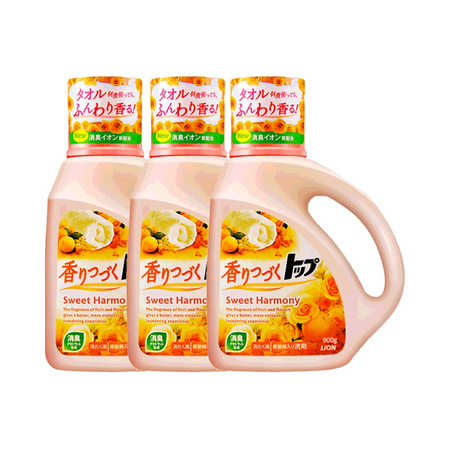 双11抢先购 LION 狮王 持久香氛柔顺洗衣液 花果香型 900g