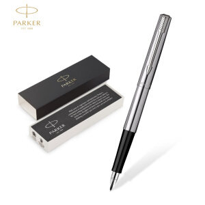 PARKER 派克 Jotter乔特系列 钢笔 钢杆白夹
