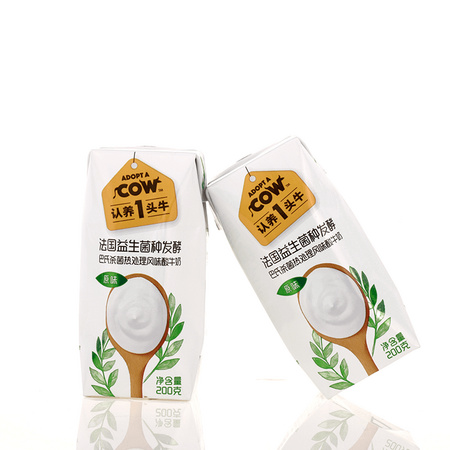 88VIP：认养一头牛 常温法式酸奶 200g*12盒 *4件 +凑单品