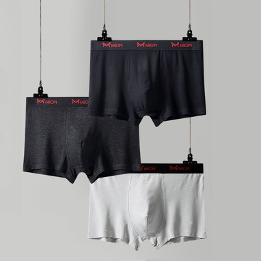 MiiOW 猫人 男士抑菌内裤 3条装