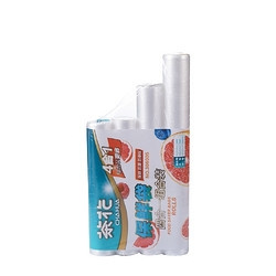 茶花 家用保鲜袋 200只 中号＋大号＋加大号