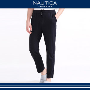 美国 Nautica 诺帝卡 男士棉氨竹节棉 居家休闲裤