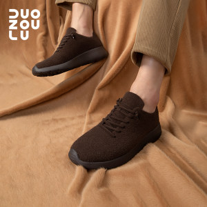 多走路 20年新款 仿貂绒 高性价比男女健步鞋