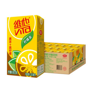 天猫超市 维他柠檬茶 250ml*24盒/箱 89.8元抢先价 折合1.9元一盒