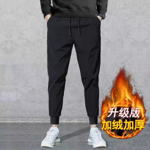 KT 男士加厚羊羔绒 束脚保暖休闲裤