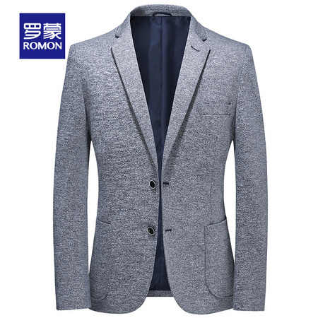 百亿补贴：ROMON 罗蒙 6F032106 男士休闲抗皱西服