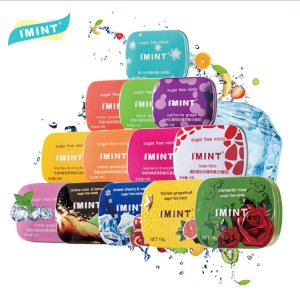 IMINT 网红无糖接吻薄荷糖6盒 拍6盒19.9元包邮