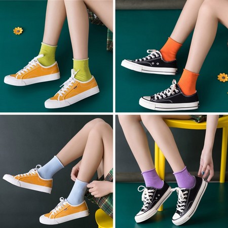 歌希琳 DDW01 女士长袜堆堆袜 5双装