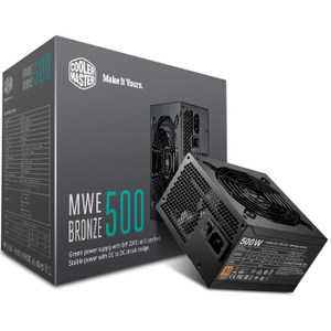 COOLERMASTER 酷冷至尊 MWE 500 直出 电脑电源 铜牌（85%）500W 非模组化
