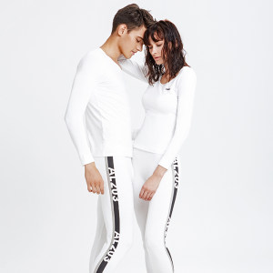 AL203 男女情侣运动风纯棉保暖内衣套装