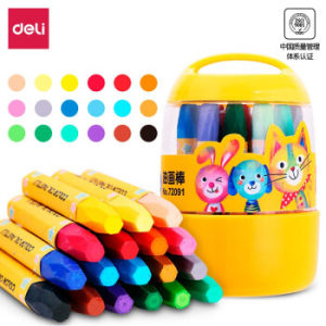 有券的上： deli 得力 72091 丝滑油画棒 18色 *10件