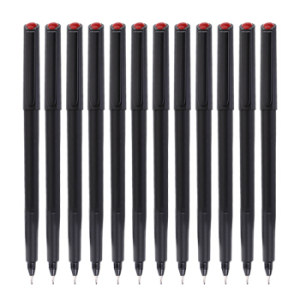 M&G 晨光 MG2180 纤维头中性笔 碳素黑 0.5mm 12支/盒 *6件 +凑单品