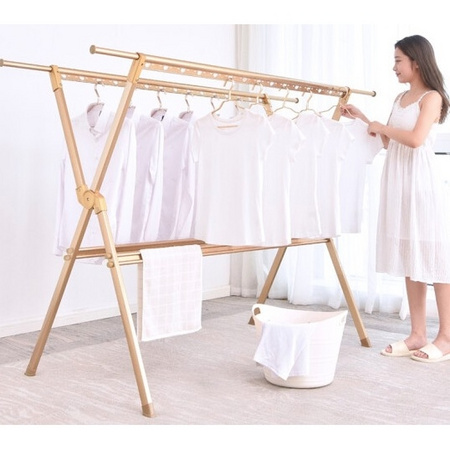 金贵夫 LD-002 折叠X型落地晒衣架