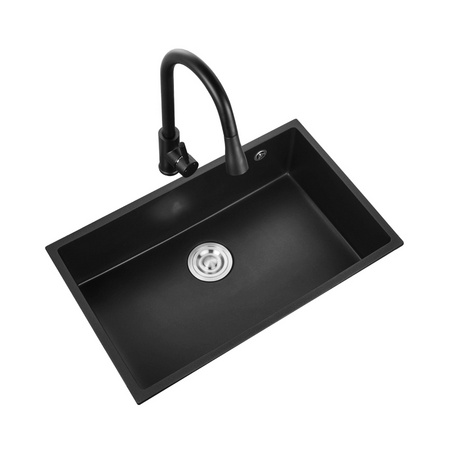 MENSARJOR 美仕杰 GS2717 厨房单槽洗碗池 A套餐 680*420*205mm