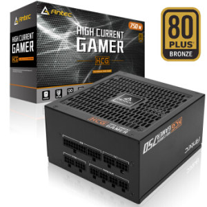 Antec 安钛克 HCG750 Bronze 额定750W 全模组电源（铜牌/5年质保/日系电容）