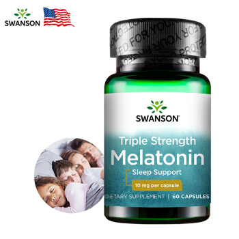 京东PLUS会员：SWANSON 斯旺森 3倍褪黑素片 10mg*60粒/瓶 *4件