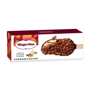 限北京上海天津、京东PLUS会员：哈根达斯 脆皮冰淇淋 69g *6件