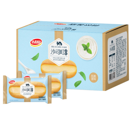 达利园 味糕点沙司町蛋糕 乳酸菌味 600g *3件
