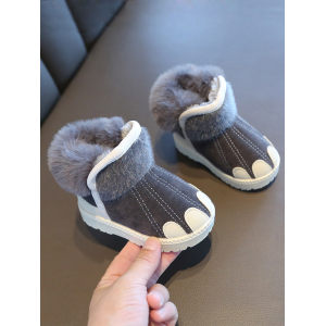 男女儿童加绒保暖雪地靴 29.9元