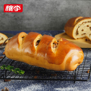 桃李 俄罗斯葡萄核桃大列巴面包500g 坚果果干添加量≥25%