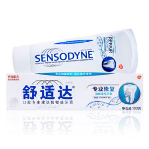 京东PLUS会员： SENSODYNE 舒适达 专业修复 抗敏感牙膏 100g*3支+清扬 男士沐浴露 600g