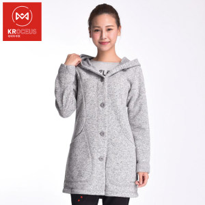 地球科学家 Polartec Thermal Pro 中长款 女高保暖厚抓绒衣 229元包邮 直降110元