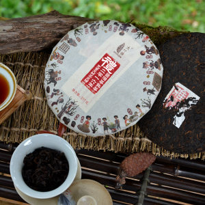 天力士集团出品 帝泊洱 大叶禅2016年云南熟普洱茶饼 357g