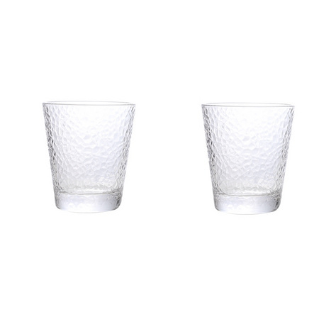 法兰晶 矮高款锤纹杯 300ml 2只装