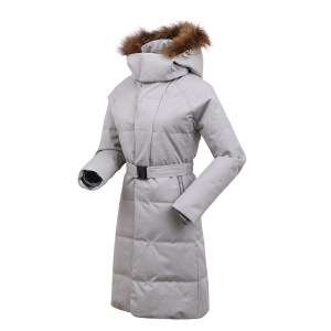 地球科学家 150克90%鹅绒 女中长款冲锋衣羽绒服 499元包邮 直降100元