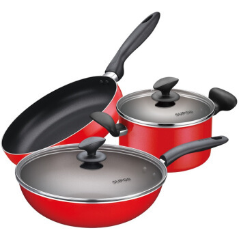 SUPOR 苏泊尔 TP1501E 居家不粘三件套锅 *2件 300.2元包邮（需用券