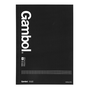 京东PLUS会员：KOKUYO 国誉 Gambol 渡边学生办公无线装订本 黑 5mm方格 A4/50页 5本装 +凑单品