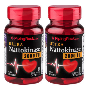 美国 朴诺 纳豆激酶胶囊 60粒*2瓶*2件 疏通血管降三高 149元黑五价