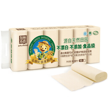京东PLUS会员：泉林本色 本色卷纸 3层*75节*12卷 *4件