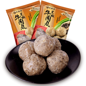 亚运会供应商 老德头 正宗潮汕手打牛肉丸 520g 39.8元包邮