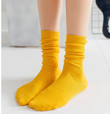 浮仕流 FS201822 女士堆堆袜 3双