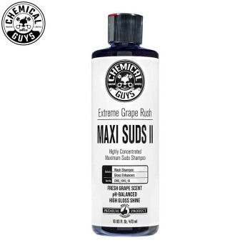CHEMICAL GUYS 化学小子 Maxi Suds II 洗车液（葡萄味）473ml *2件