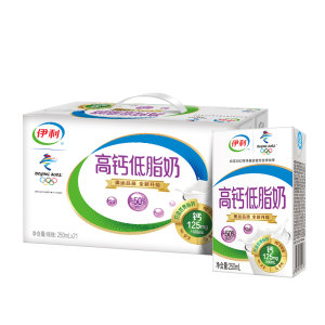 天猫超市 伊利 高钙低脂牛奶 250ml*42盒 拍2箱103.83 折合52元一箱