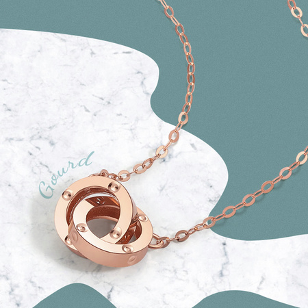 聚划算百亿补贴：CHOW TAI SENG 周大生 K0PC0120 女士经典双环套链