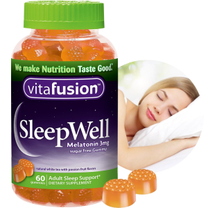 美国 Vitafusion 褪黑素助眠软糖 60粒