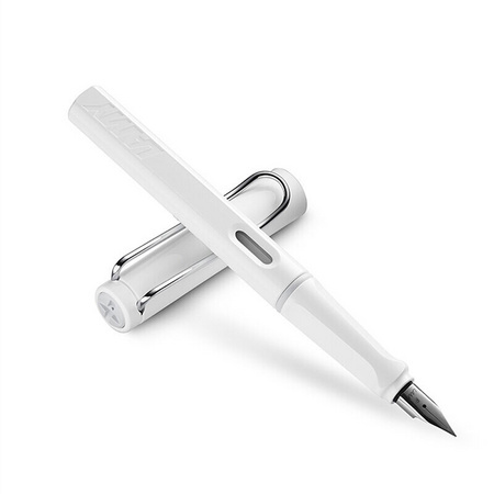 LAMY 凌美 safari 狩猎者系列 钢笔 白色 F尖（德国银灰环保盒装）