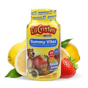 L'il Critters 丽贵 综合维生素 小熊软糖 190粒 *3件